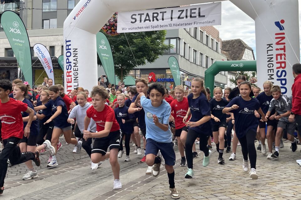 Höxteraner Firmenlauf feiert 10-jähriges Jubiläum mit Rekordbeteiligung